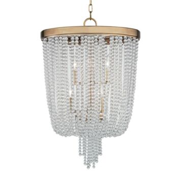 Royalton Six Light Pendant in Aged Brass by Hudson Valley