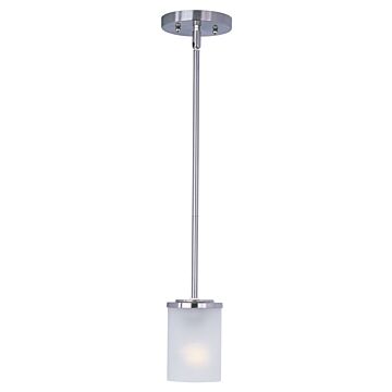 Corona One Light Mini Pendant in Satin Nickel by Maxim