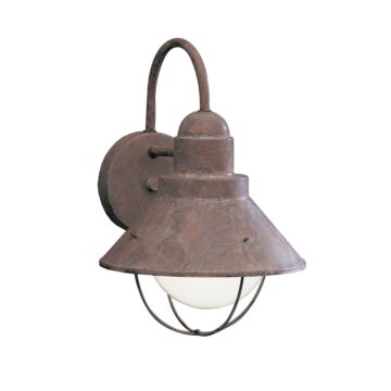 Seaside One Light Outdoor Wall Mount in Olde Brick by Kichler