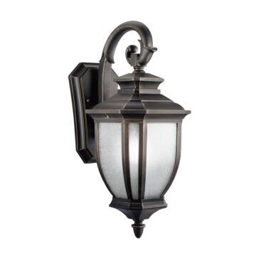 Salisbury One Light Outdoor Wall Mount in Rubbed Bronze by Kichler