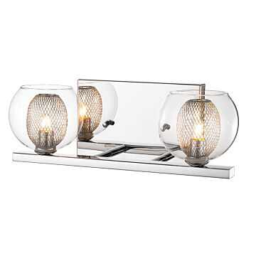 Z-Lite Auge 2-Light Bathroom Vanity Light In Chrome