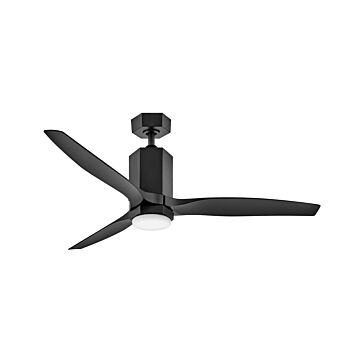 Facet 1-Light 52" Ceiling Fan in Matte Black