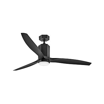 Facet 1-Light 60" Ceiling Fan in Matte Black