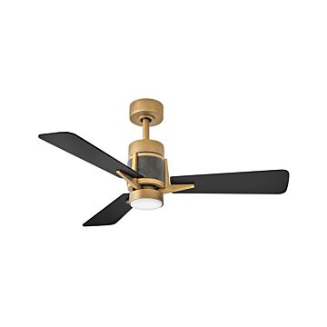 Atticus 42" LED Smart Fan in Heritage Brass