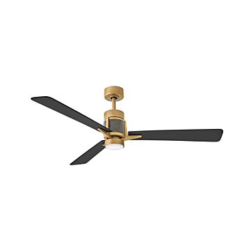 Atticus 56" LED Smart Fan in Heritage Brass