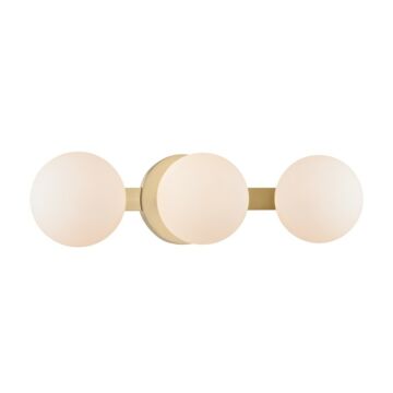 Baird LED Bath Bracket in Aged Brass by Hudson Valley