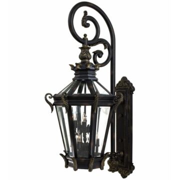 Stratford Hall Nine Light Wall Mount in Heritage Gold Highlights by Minka Lavery