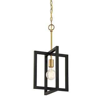 Xander 1-Light Mini Pendant in Aged Warm Brass