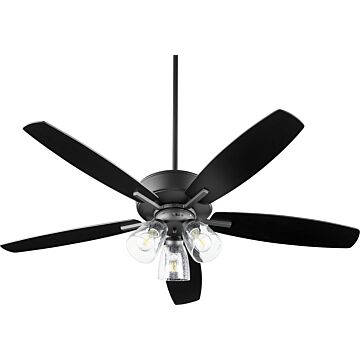 Breeze 52"Ceiling Fan in Textured Black by Quorum International