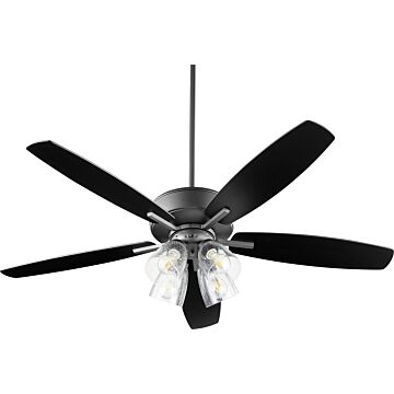 Breeze 52"Ceiling Fan in Textured Black by Quorum International