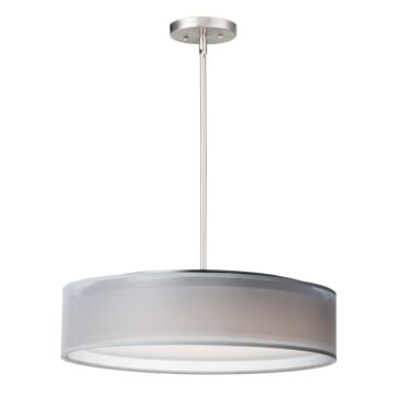 Prime LED Pendant in Satin Nickel by Maxim