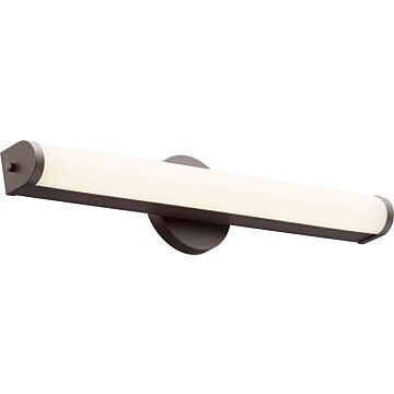 Quorum Transitional 5 Inch Bathroom Vanity Light in Oiled Bronze