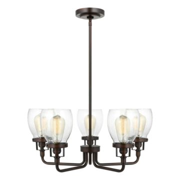 Belton  Chandelier in Bronze by Generation Lighting.