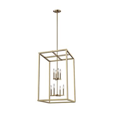 Moffet Street Hall  Foyer Pendant in Satin Brass by Generation Lighting