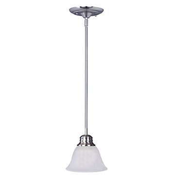 Malaga One Light Mini Pendant in Satin Nickel by Maxim