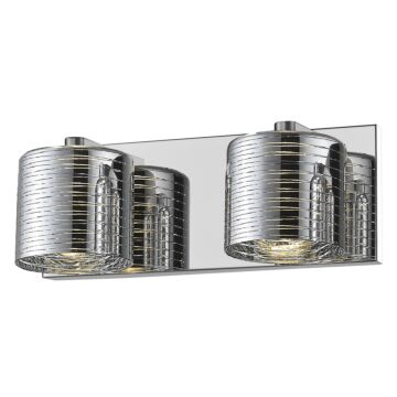 Z-Lite Sempter 2-Light Bathroom Vanity Light In Chrome