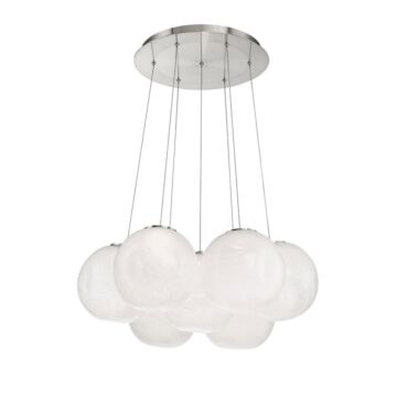 Cosmic LED Chandelier in Brushed Nickel by Modern Forms