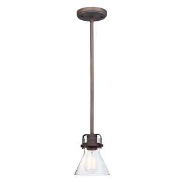 Seafarer One Light Mini Pendant in Oil Rubbed Bronze by Maxim