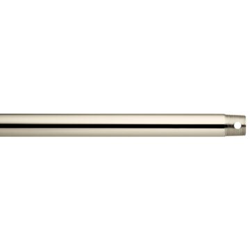Accessory Fan Down Rod in Polished Nickel by Kichler