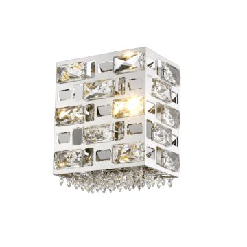 Z-Lite Aludra 1-Light Wall Sconce In Chrome