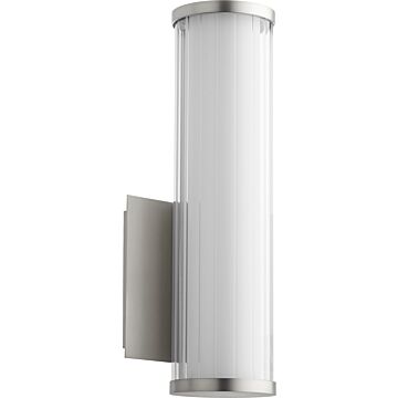 912 LED Lighting Series LED Wall Mount in Satin Nickel by Quorum