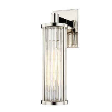Marley One Light Wall Sconce in Polished Nickel by Hudson Valley