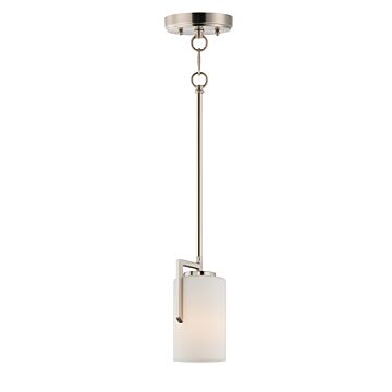 Dart One Light Mini Pendant in Satin Nickel by Maxim