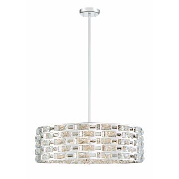 Z-Lite Aludra 7-Light Pendant Light In Chrome
