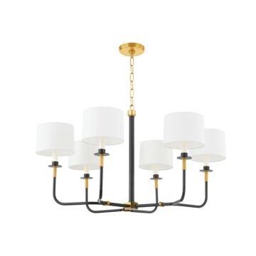 Paramus One Light Chandelier in Aged Old Bronze by Hudson Valley