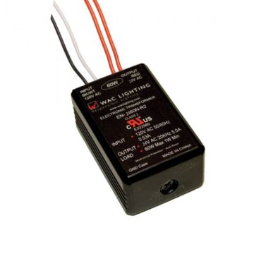 Power Supply Transformer in Black by W.A.C. Lighting