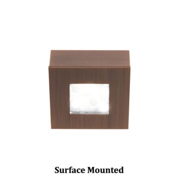 Led Button Light in Copper Bronze by W.A.C. Lighting