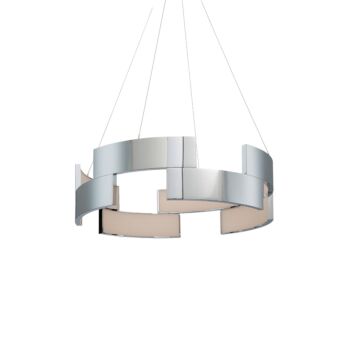 Trap LED Pendant in Chrome by W.A.C. Lighting