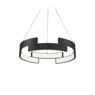 Trap LED Pendant in Black by W.A.C. Lighting