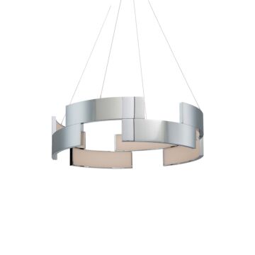 Trap LED Pendant in Chrome by W.A.C. Lighting