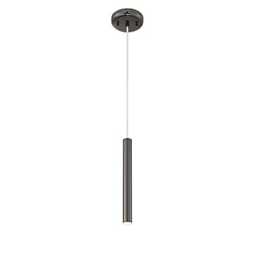 Z-Lite Forest 1-Light Mini Pendant Light In Pearl Black