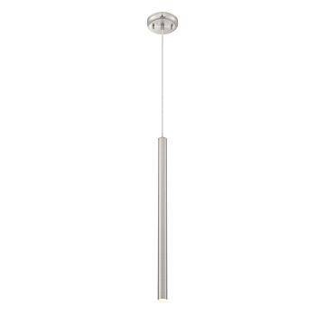 Z-Lite Forest 1-Light Mini Pendant Light In Brushed Nickel