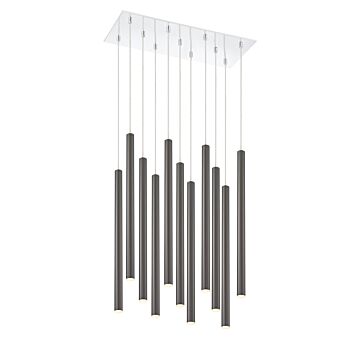 Z-Lite Forest 11-Light Chandelier In Chrome