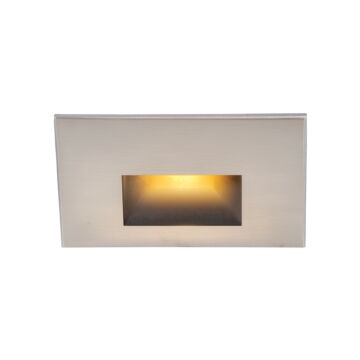 Led100 LED Step and Wall Light in Brushed Nickel by W.A.C. Lighting