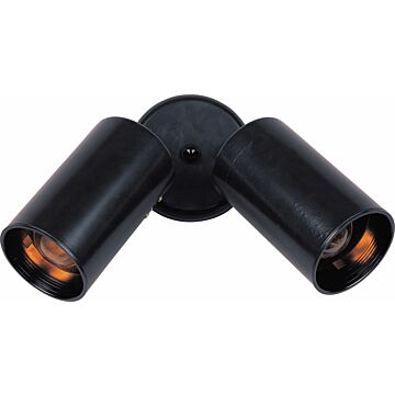 Spots Two Light Flush Mount in Black by Maxim