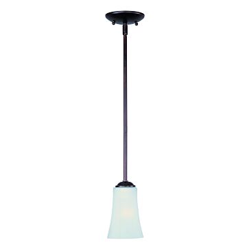 Logan One Light Mini Pendant in Oil Rubbed Bronze by Maxim