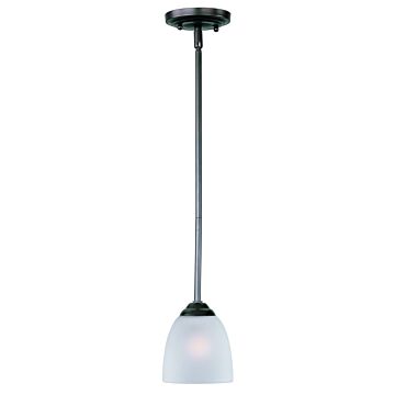 Stefan One Light Mini Pendant in Oil Rubbed Bronze by Maxim