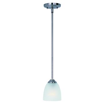 Stefan One Light Mini Pendant in Satin Nickel by Maxim