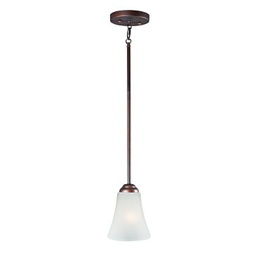 Vital One Light Mini Pendant in Oil Rubbed Bronze by Maxim