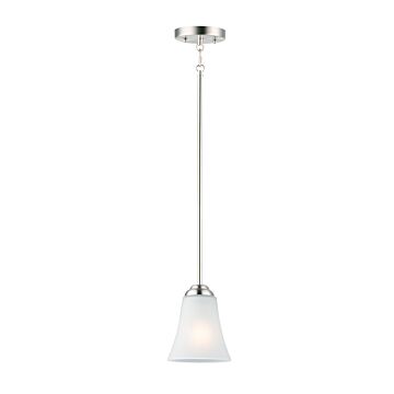 Vital One Light Mini Pendant in Satin Nickel by Maxim