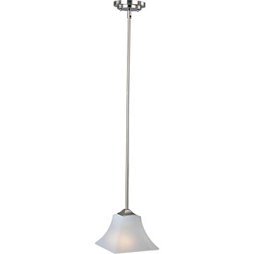 Aurora One Light Mini Pendant in Satin Nickel by Maxim