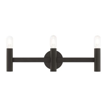 Copenhagen 3-Light Bathroom Vanity Light in Bronze