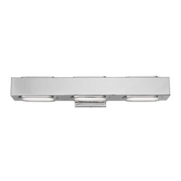 Kimball 3-Light LED Bathroom Vanity Light in Polished Chrome
