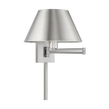 Swing Arm Wall Lamp in Brushed Nickel by Livex Lighting