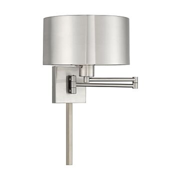 Swing Arm Wall Lamp in Brushed Nickel by Livex Lighting