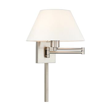 Swing Arm Wall Lamp in Brushed Nickel by Livex Lighting